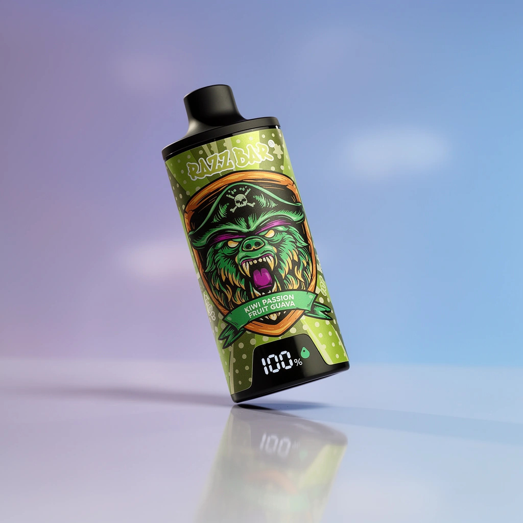 hf_20260329_145013_d1859f15-da20-4e55-9aff-c140595f26b6 Razz Bar 40K – Kiwi Passion Fruit Guava - Billede 1