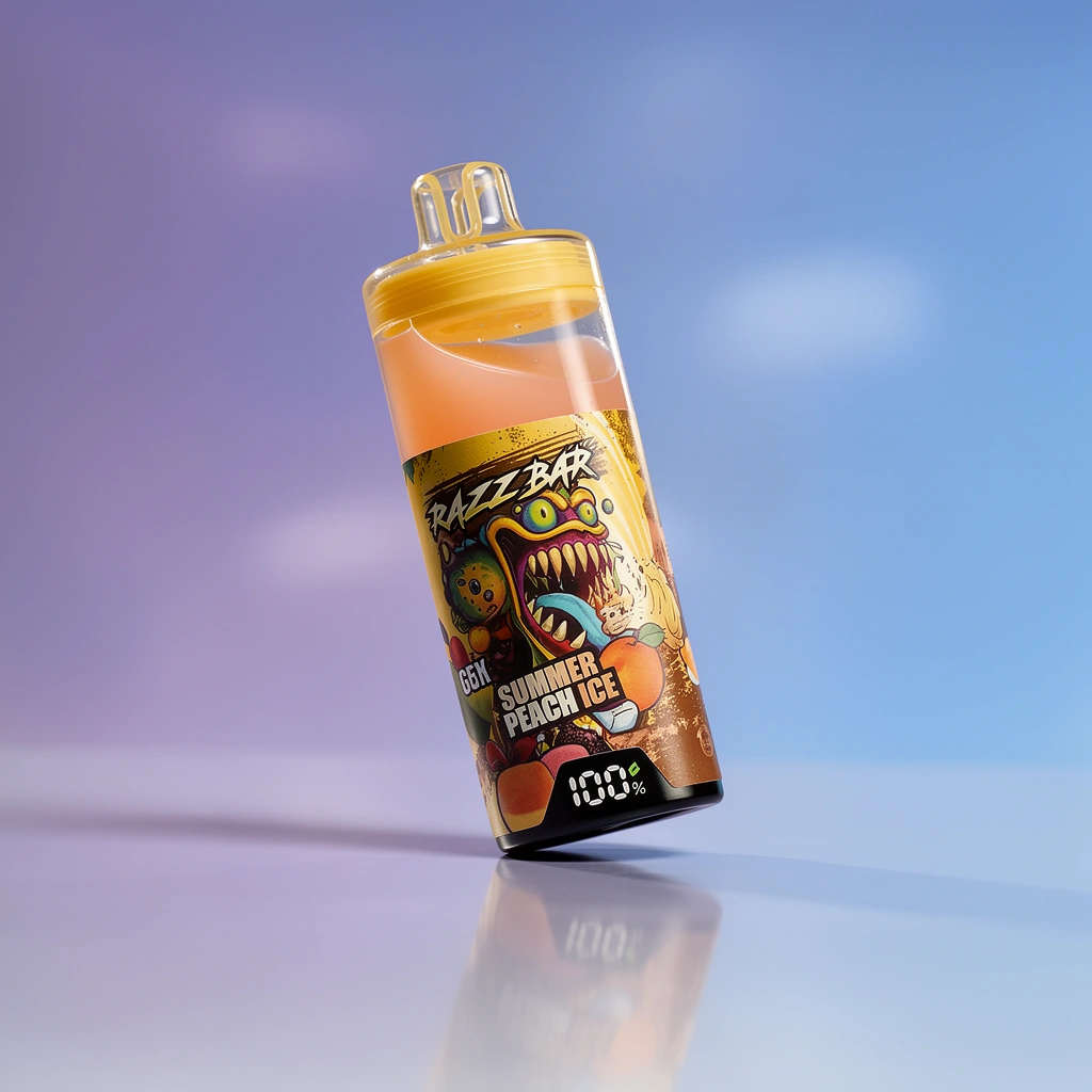 hf_20260329_151219_e51fd091-a4ae-44ad-8512-2b83d8f20597 Razz bar 65k - Summer Peach ice - Billede 1