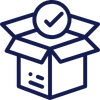 Discrete packaging icon