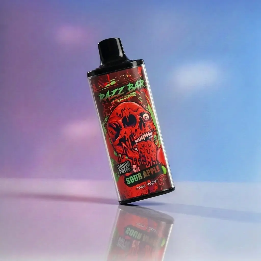 hf_20260625_091408_e02e9849-b081-4fd8-a4f5-2684bdb7ef76 Razz bar 30K – Sour Apple - Bild 1