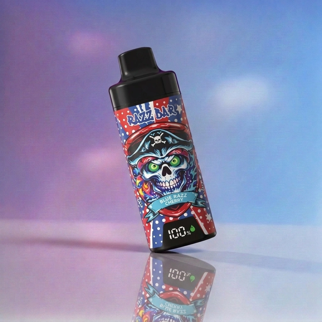hf_20260625_110410_460e511f-bfd5-403b-a3de-f0c018752b97 Razz Bar 40K - Blue Razz Cherry - Billede 1